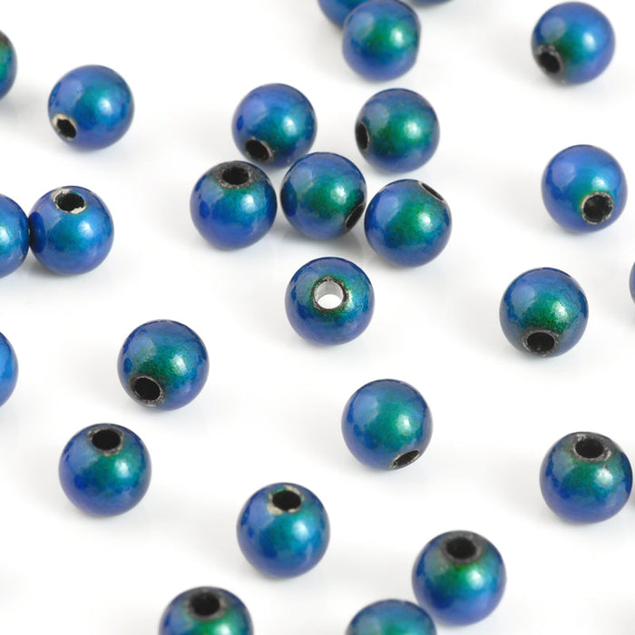NEW* Mirage-16mm Round Beads-Color Changing-Quantity 1 Strand (10 Beads)