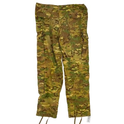 Multi Camo ACU Cut Yellow Dyed Trousers - Film Production Used - Combat Trousers