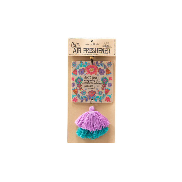 Natural Life Car Air Freshener God's Love