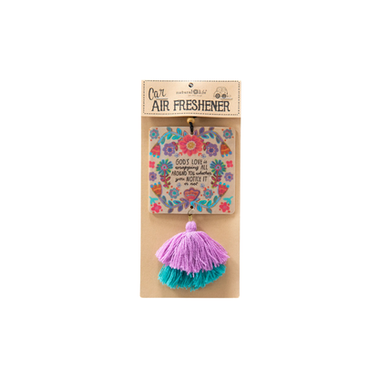 Natural Life Car Air Freshener God's Love