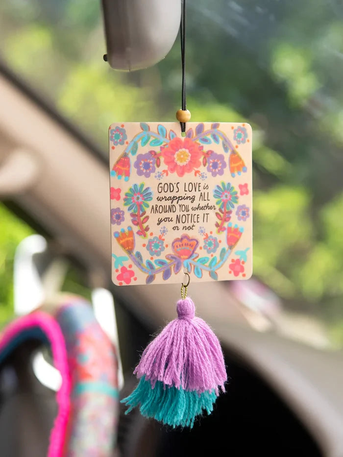 Natural Life Car Air Freshener God's Love