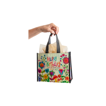 Natural Life Medium Happy Bag Happy Birthday Set of 2