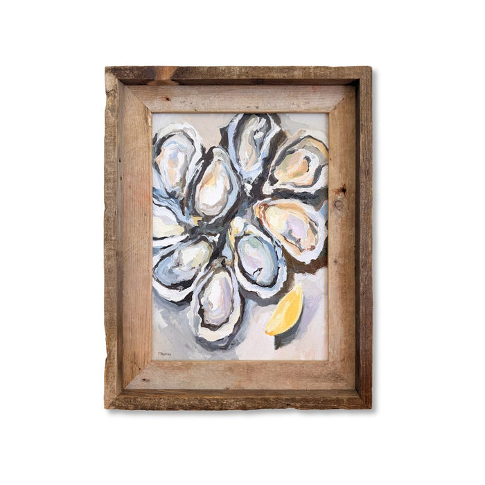 On the Half Shell- Framed 12x15
