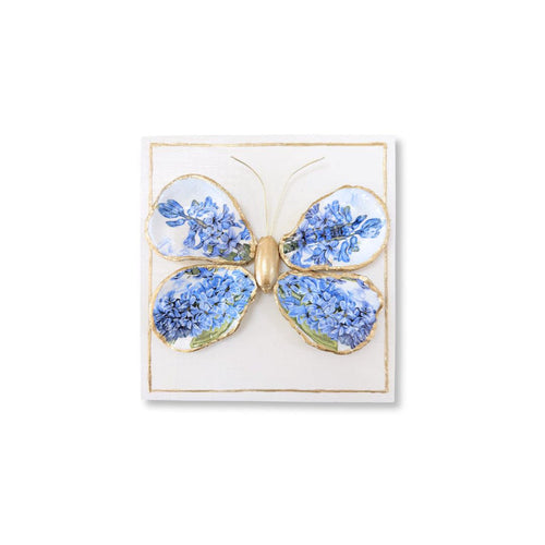 Oyster Butterfly- Hyacinth - 318 Art & Frame