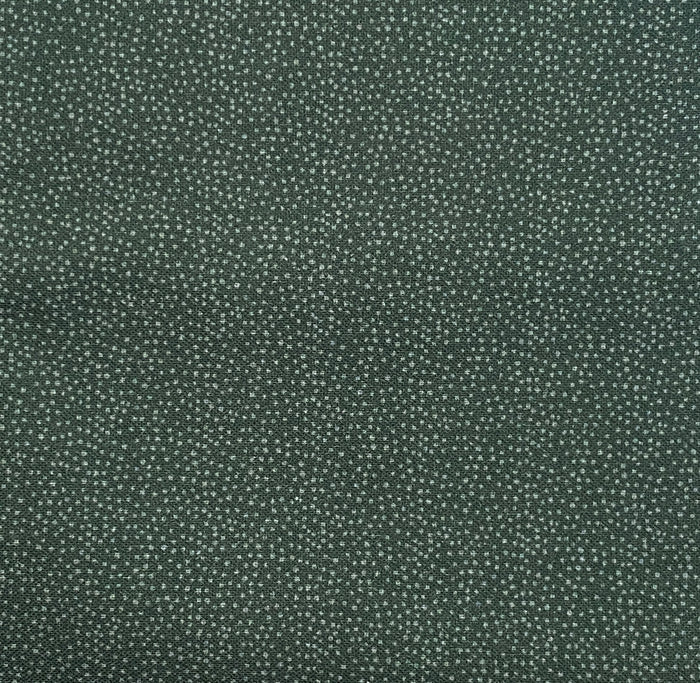 Peace and Joy 80620-19 Snowstorm - green cotton fabric with tone-on-tone pin dots