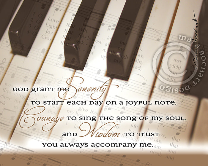 Piano Prayer - frameable print