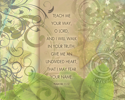 Psalm 86 - premium canvas