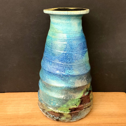Raku Vase - medium