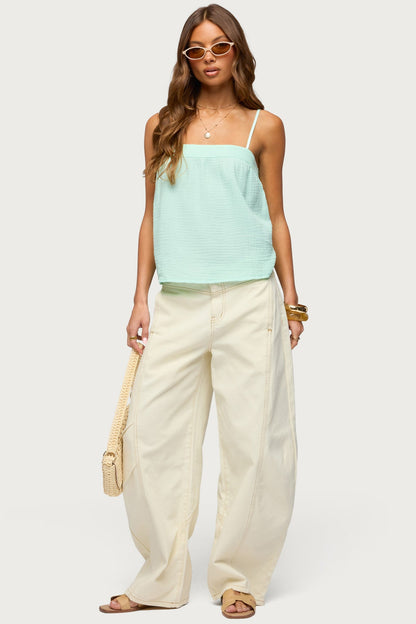 Sapphire Textured Tank Top