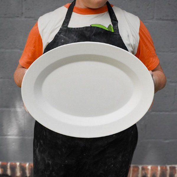 SLUMP MOLD SERVING TRAY OVAL