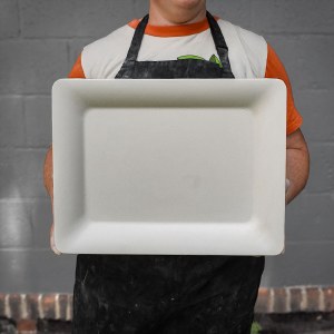 SLUMP MOLD SERVING TRAY RECTANGLE