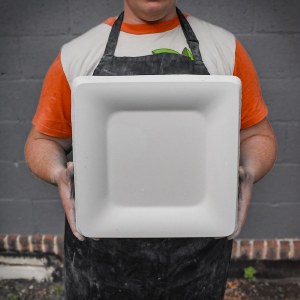 SLUMP MOLD SUSHI PLATTER SQUARE