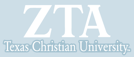 TCU Car Decal - Zeta Tau Alpha