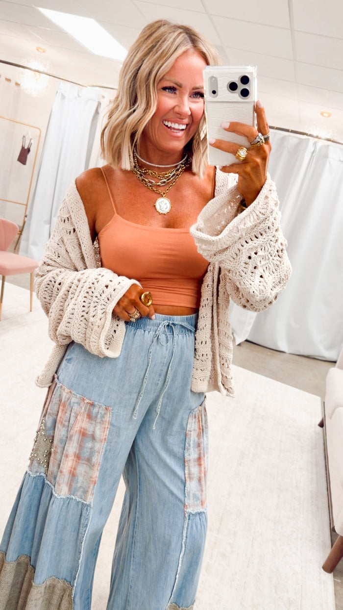 The Dune Drift Cardigan-Almond