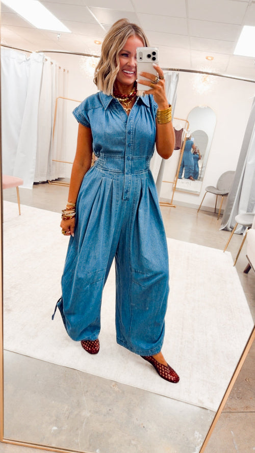 The Harper Side Cinch Jumpsuit