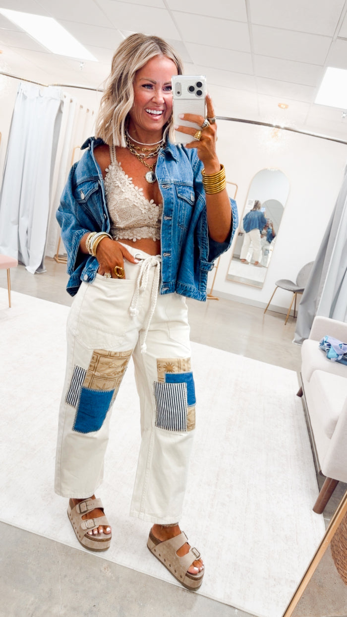 The Patchwork Paradise Jean
