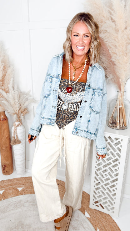 The Willow Haze Pants-Natural