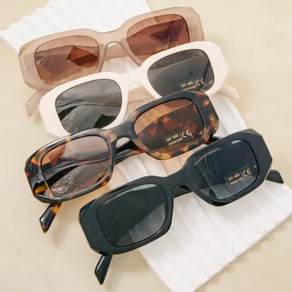 Thick Rectangle Frame Sunglasses