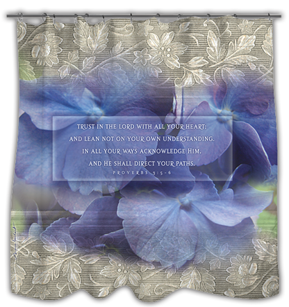 Trust in the Lord - shower curtain