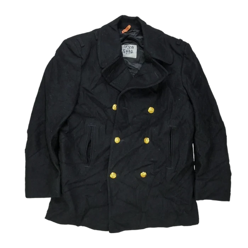 US Naval Academy Wool Pea Coat - 40R, Medium - US Navy Surplus - Great Coats