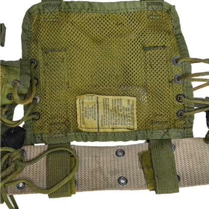 USGI Enhanced Woodland Load Bearing Vest w/ Belt - Large - Film Production Used - Combat Vests & Rigs