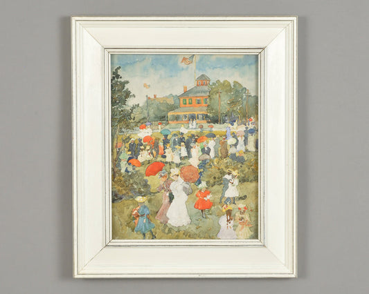Vintage Framed Art Print Entitled "Franklin Park Boston" by Maurice Brazil Prendergast-Wall Decor Tamara Scott Designs