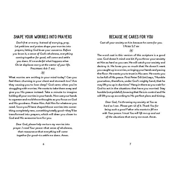 Worry Less, Pray More | Devotional for Teen Girls
